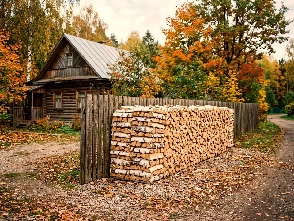 Дуб + укладка в дровник, Нижневартовск, улица Садовая, 28